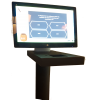 Leap Control i-kiosk - Σταθμός πληροφοριών με έλεγχο χωρίς φυσική επαφή