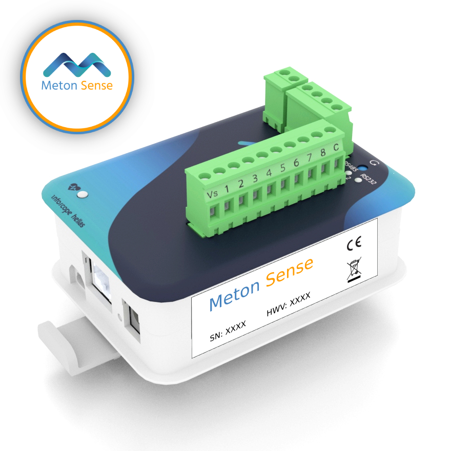 Meton Sense Data Logger - Temperature recording/monitoring - Cold rooms,cooling tanks, freezers, refrigerators, curing chambers, kettles, ovens and custom equipment