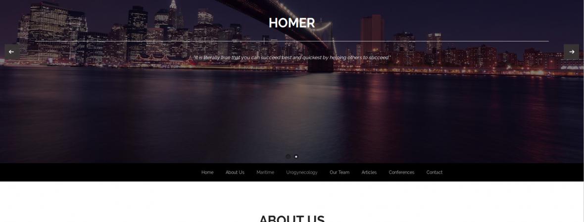Homerscc.com.gr - Website Design / Construction  - Drupal